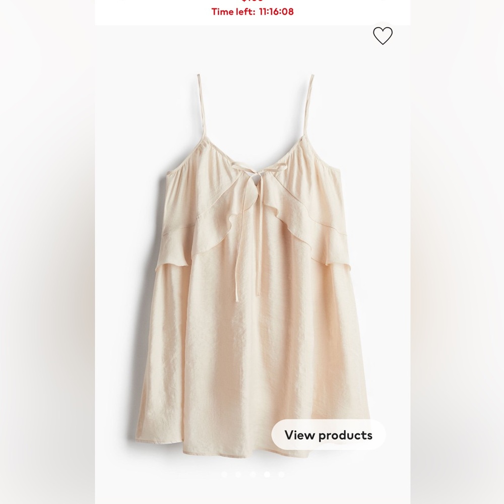 Light beige H&M modal blend dress -never worn/no tags